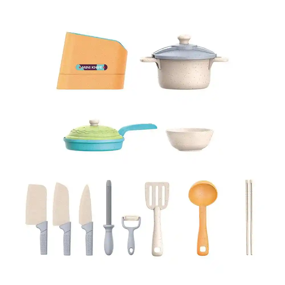 Set Accesorios de Cocina 18 Piezas Finlandek Kids