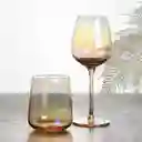 Set Vaso Ámbar Tornasol Ambiente Gourmet