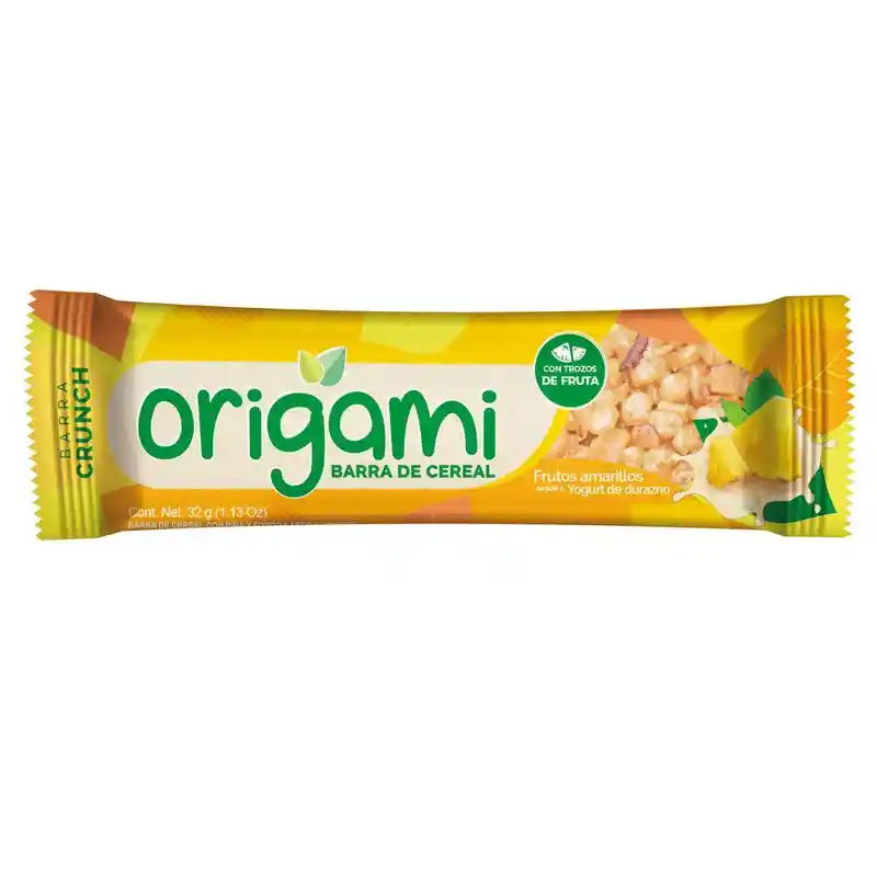 Origami Barra de Cereal Frutos Amarillos
