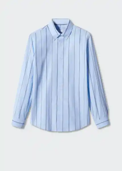 Camisa Esen Azul Talla L Hombre Mango