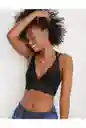 Bralette Negro Floral Large American Eagle