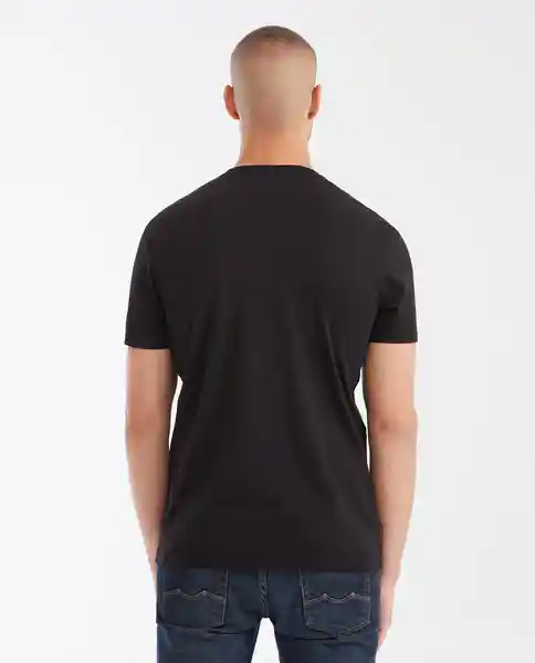 Camiseta Duck Graphic Negro Sombrio Ultraoscuro T L Chevignon