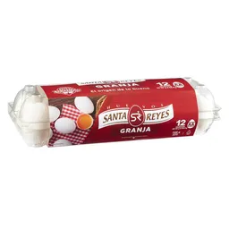 Santa Reyes Huevos Blancos de Granja Tamaño AA