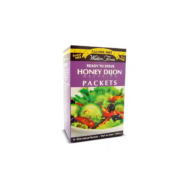 Walden Farms Aderezo Honey Dijon Sachets 180 mL