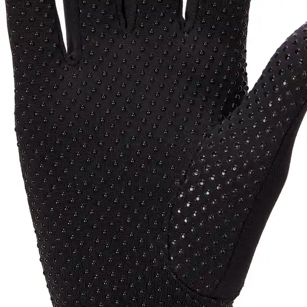 Fouganza Guantes Equitación 140 Mujer Negro /3XL