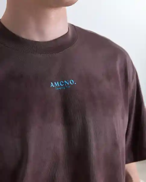 Camiseta Hombre Café Talla M 849G010_CAF191420 Americanino