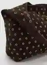 Bolso G Belinda Chocolate Talla 99 Mujer Mango