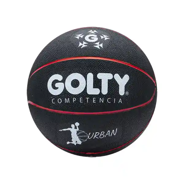 Golty Balón Urban Caucho Negro No.7