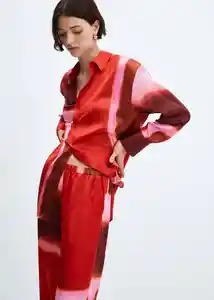 Pantalón Rothko-w Rojo Talla XS Mujer Mango