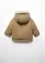 Abrigo Anorak Pedro Beige Talla 67 Niños Mango