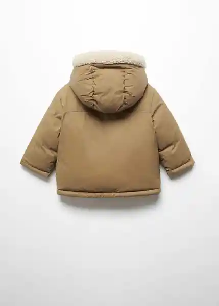 Abrigo Anorak Pedro Beige Talla 67 Niños Mango