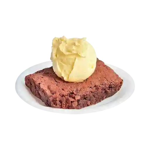 Brownie con Gelato