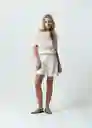 Saco Tejido Mujer Crudo Puro Claro Talla S 582G034 Naf Naf