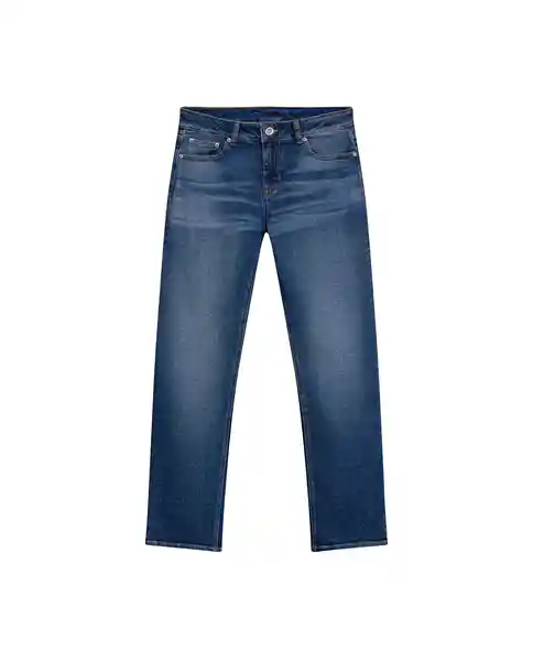 Jean High Cosmo Femenino Azul Francés Medio Talla 6 Chevignon