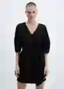 Vestido Wally Negro Talla S Mujer Mango