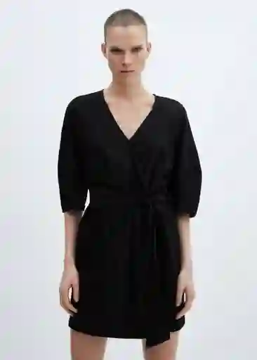 Vestido Wally Negro Talla S Mujer Mango