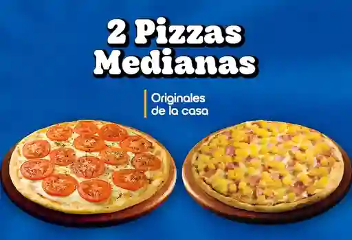 2 Pizzas Medianas