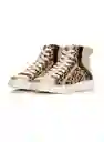 Tenis High Top Animal Print Talla 40