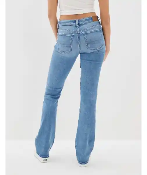 Jean Short Kick Mujer Azul Talla 2 American Eagle