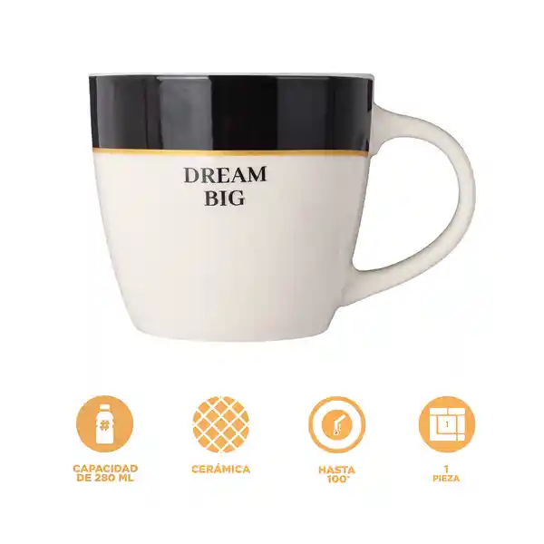 Taza de Cerámica Serie Negro Miniso