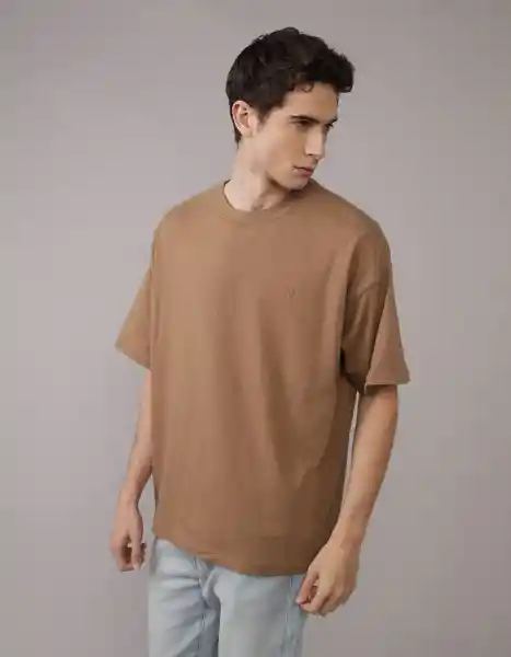 Camiseta Hombre Beige Talla X-SMALL 3664243 American Eagle