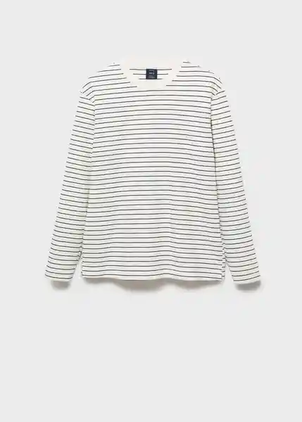 Camiseta Marinier Crudo Talla L Hombre Mango