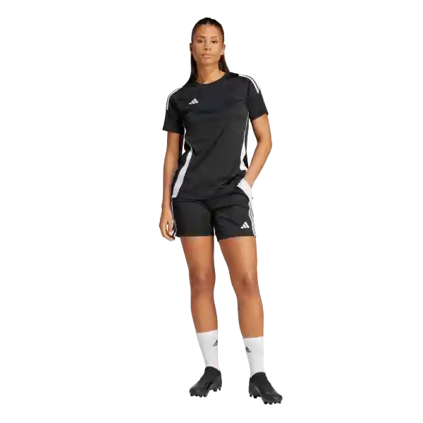 Adidas Camiseta Tiro24 Jsyw Fútbol Mujer Negro Talla XS