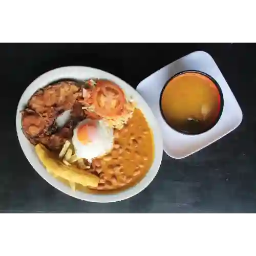Bandeja con Bagre