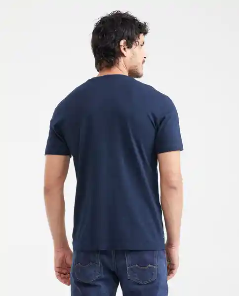Camiseta Authentic Azul Dark Ultra Oscuro T. XL Chevignon