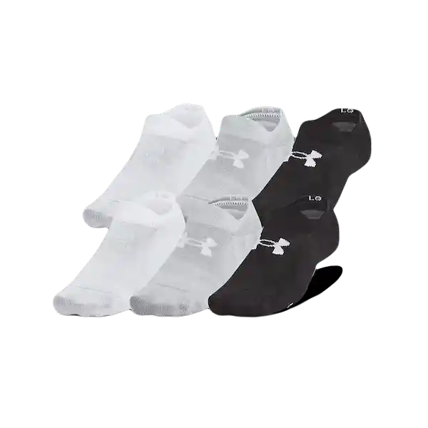 Under Armour Medias Cortas Essential Ult Hombre Negro Talla LG