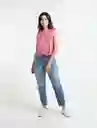  Camisa Rosa Silvestre Medio Mujer Talla Xs Naf-Naf 