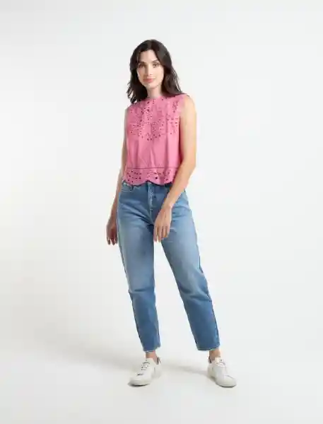  Camisa Rosa Silvestre Medio Mujer Talla Xs Naf-Naf 