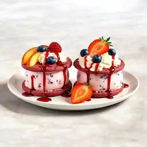 Sándwich de Helado de Frutos