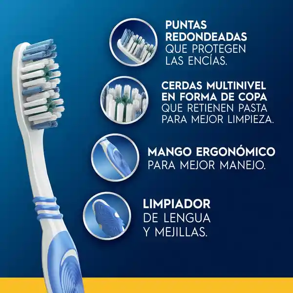 Cepillo de Dientes Oral-B Clean Complete Suave 3 Unidades