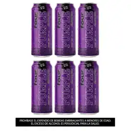 Six Pack Four Loko Purple 473ml