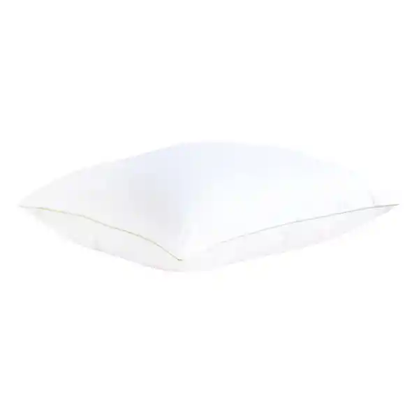 Almohada Con Sesgo de Color Blanco 50 x 70