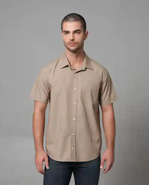 Camisa Hombre Beige XL 110 110G001_BEI151306 Rifle