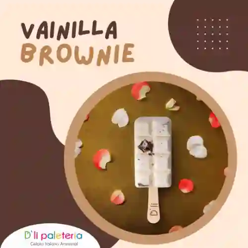 Paleta de Vainilla y Brownie