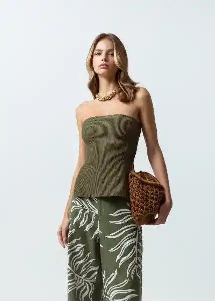 Suéter Tejido Mujer Verde Martini S 482G020 Naf Naf