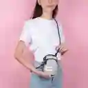 Bolso Mini Porta Celular Vitality Mix Gris Claro Miniso