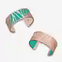 Inkanta Cuero Pulsera Nude Aqua