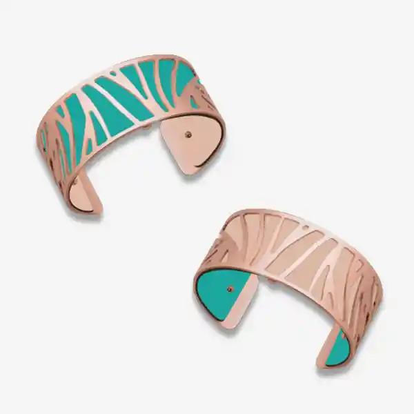 Inkanta Cuero Pulsera Nude Aqua