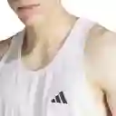 Adidas Camiseta Otr B Tank Para Hombre Blanco Talla M