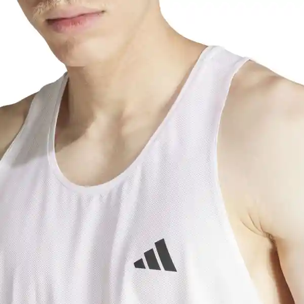 Adidas Camiseta Otr B Tank Para Hombre Blanco Talla M