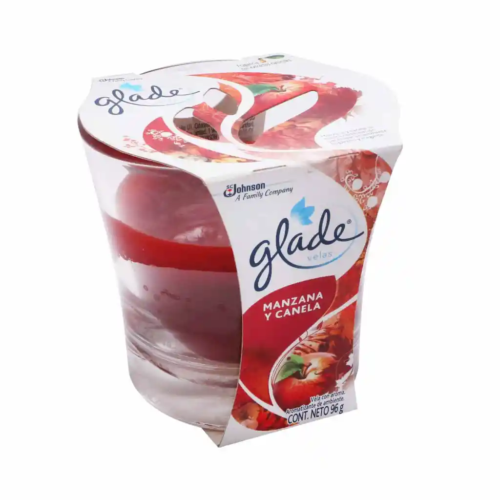 Glade Ambientador Vela Manzana y Canela