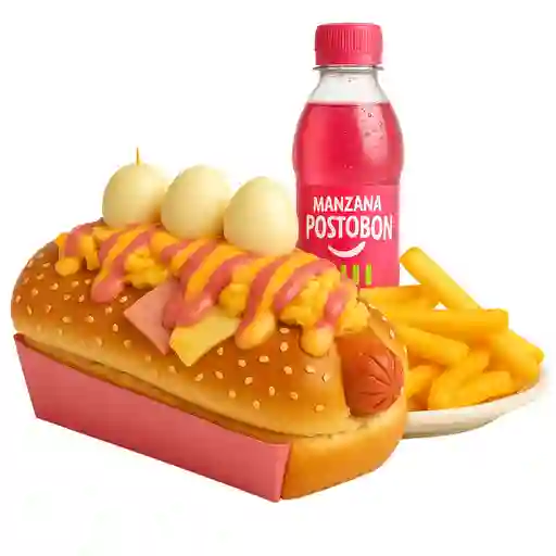 Combo perro caliente