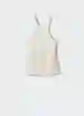 Top Molino Crudo Talla S Mujer Mango