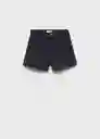 Short Daphne Navy Talla 10 Niñas Mango