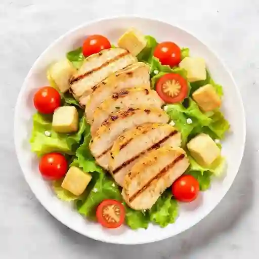 ENSALADA CÉSAR CON POLLO