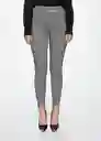 Leggings Grazia Negro Talla L Mujer Mango